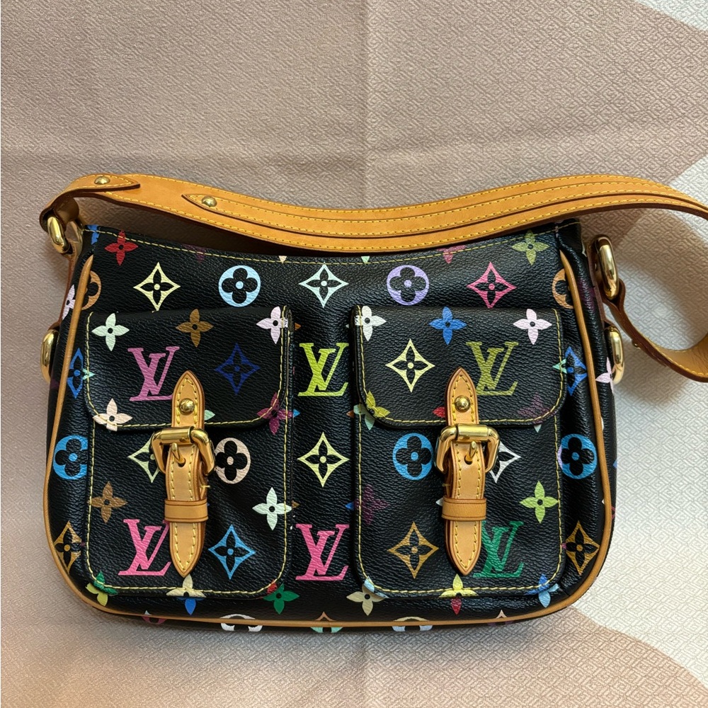 Rare Louis Vuitton Multicoloror Hobo Bag